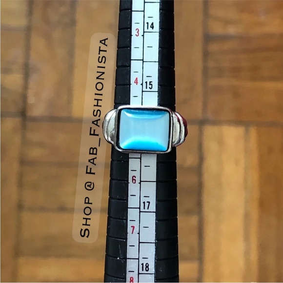 Ring bundle gemstone 5 rings - Picture 6 of 8